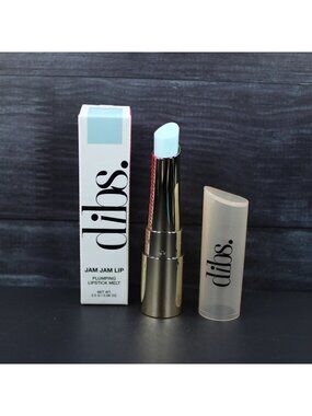 Dibs Jam Jam Lip Plumping Lipstick Melt 2.5g Light Blue Tube New